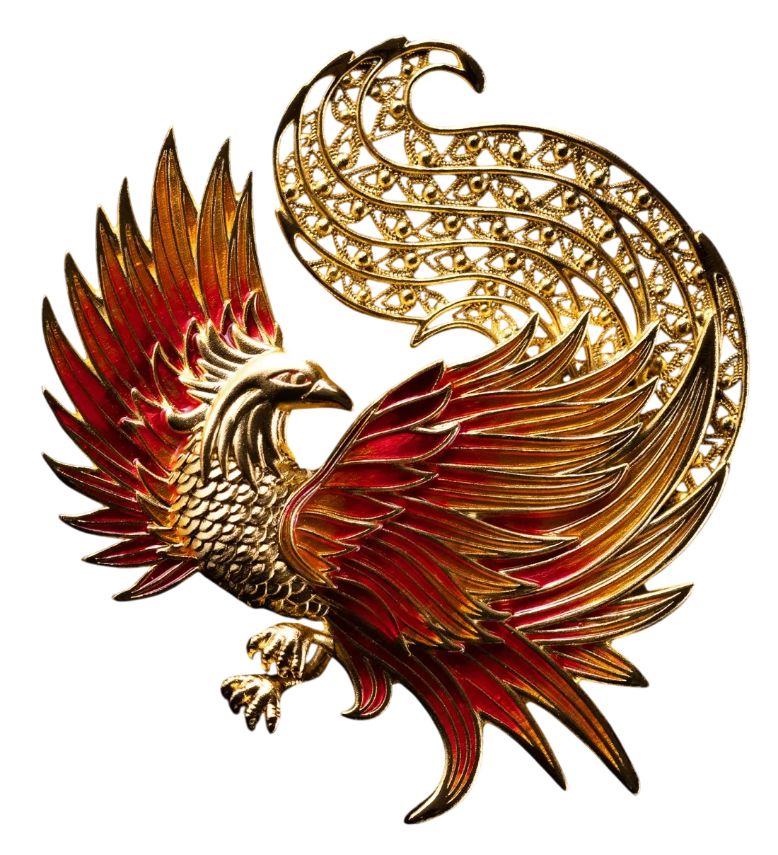 Монета "Феникс", 2025 г., Серебро, 62,2 гр., проба 999, САМОА