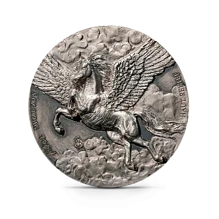 Монета "Набор Пегас", 2026 г., Серебро, 311 гр., проба 999, КОТ Д'ИВУАР