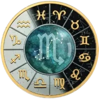 Монета "Скорпион",  2023 г., Серебро, 17,5 гр., проба 999, КАМЕРУН
