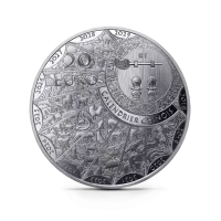 Монета "Год Козы", 2027 г., Серебро, 31,104 гр., проба 999, ФРАНЦИЯ