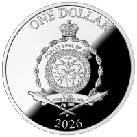 Монета "Футбол", 2026 г., 14,14 гр., проба 999, НИУЭ