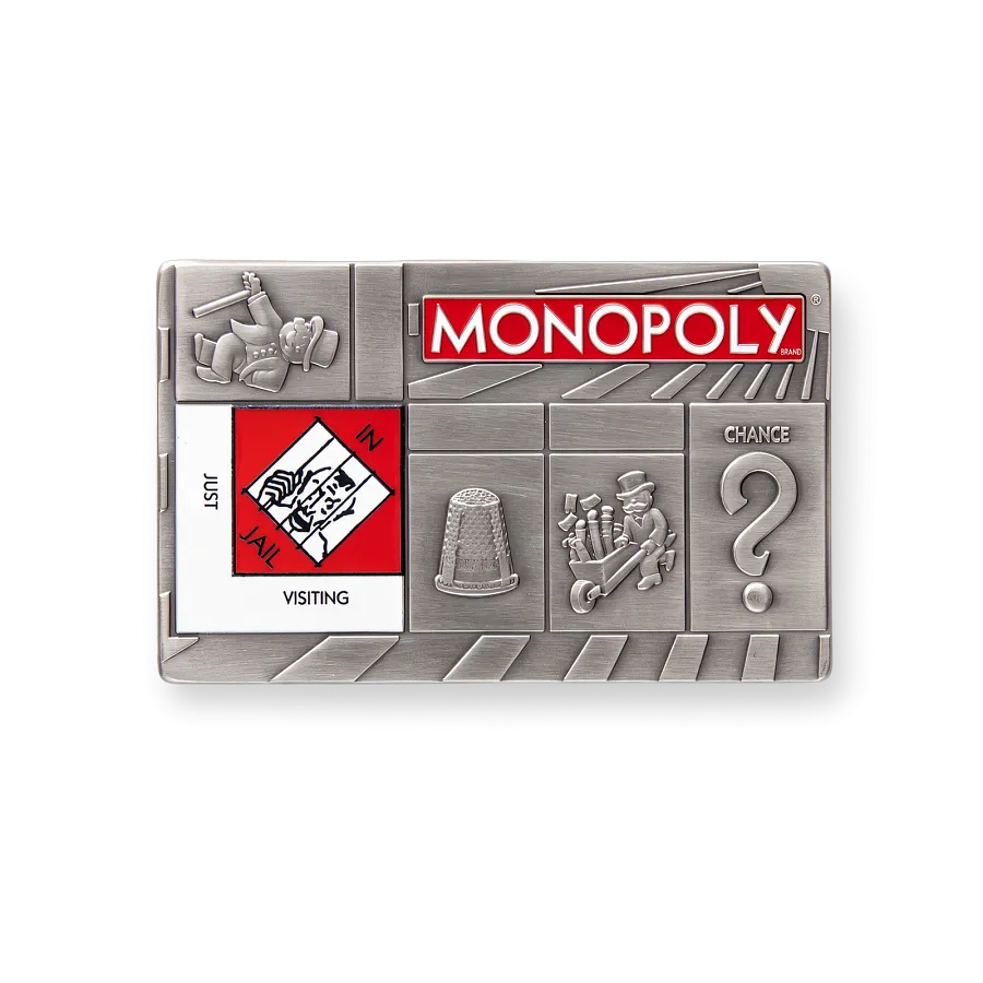 Монета "Монополия",  2023 г., Серебро, 124,4 гр., проба 999, САМОА