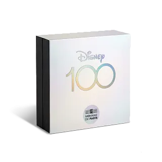 Монета "100 лет Диснея. Дональд Дак", 2023 г., Серебро, 22,2 гр., проба 999, ФРАНЦИЯ