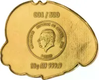 Монета "Богиня Фортуны", 2024 г., Серебро, 200 гр., проба 999, ГАНА