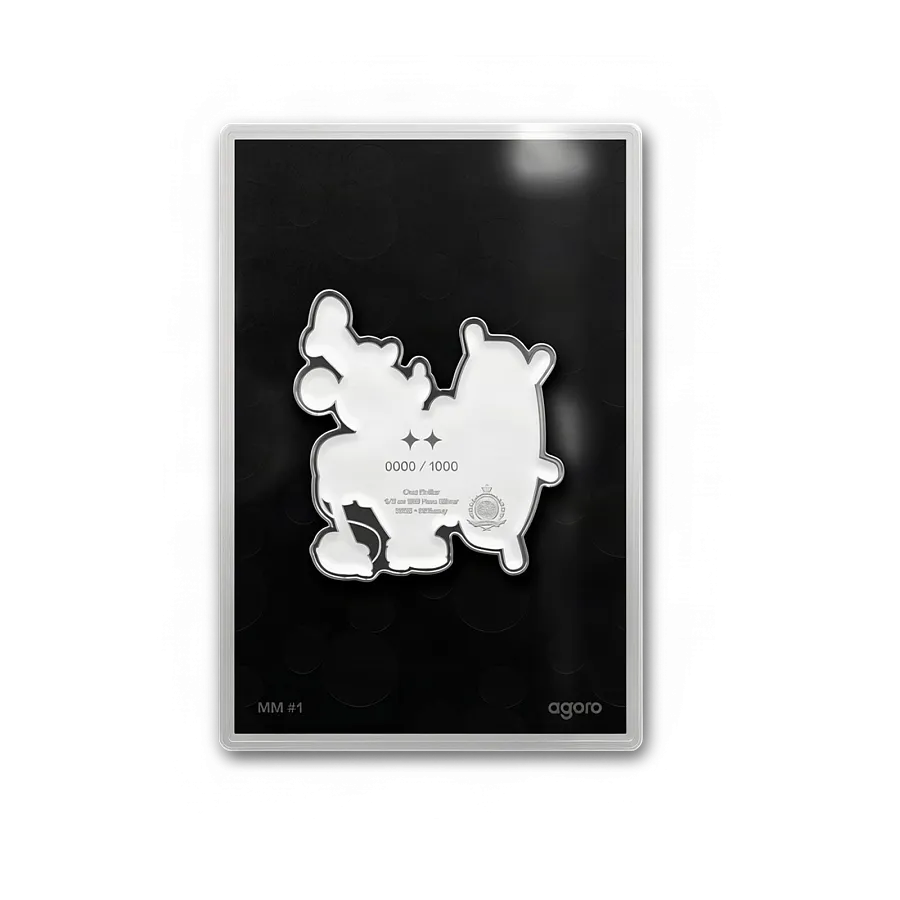 Монета "Дисней. Микки Маус (с сюрпризом)", 2025 г., Серебро, 15,55 гр., проба 999, НИУЭ
