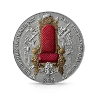 Монета "Персидская Империя, Наследие величайших империй",  2026 г., Серебро, 62,2 гр., проба 999, КАМЕРУН