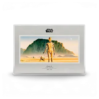 Монета "Звездные воины. С3РО и R2D2",  2026 г., Серебро, 31,1 гр., проба 999, НИУЭ
