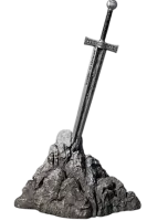 Монета "Легенда о мече Экскалибур (УФ)", 2025 г., Серебро, 62,2 гр., проба 999, КАМЕРУН