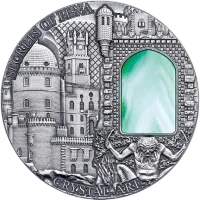 Монета "Тайна замка Пена",  2014 г., Серебро, 62,2 гр., проба 999, НИУЭ