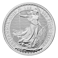 Монета "Британия (Чарльз III)", 2025 г., Серебро, 31,1 гр., проба 999, СОЕДИНЕННОЕ КОРОЛЕВСТВО