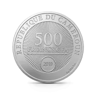 Монета " Счастье и любовь, 2019 г., Серебро, 10 гр., проба 999, КАМЕРУН"
