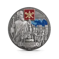 Монета "Персидская Империя, Наследие величайших империй",  2026 г., Серебро, 62,2 гр., проба 999, КАМЕРУН