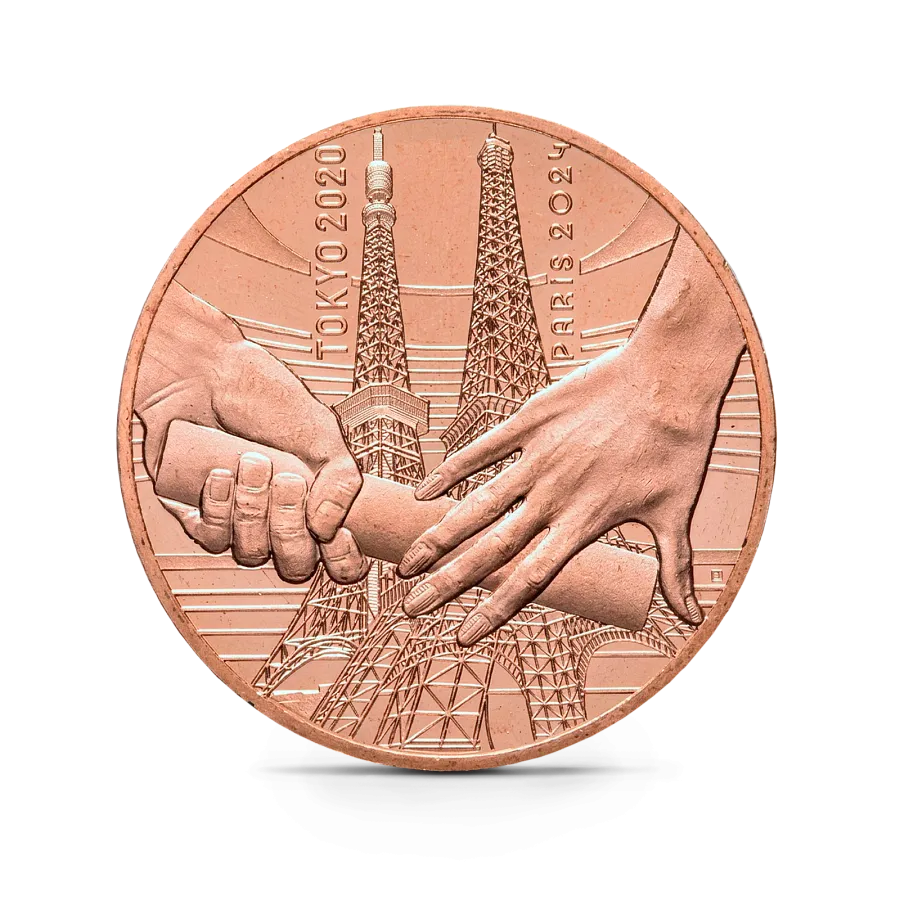 Монета "Набор монет Летние Олимпийские игры XXXIII", 2024 г., Медь, 323 гр., проба ------, ФРАНЦИЯ