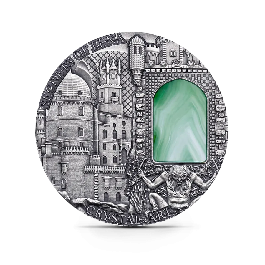 Монета "Тайна замка Пена",  2014 г., Серебро, 62,2 гр., проба 999, НИУЭ